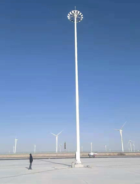 瓜州高速路服务区乌兰高杆灯项目