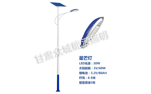 乌兰太阳能路灯核心技术参数解读